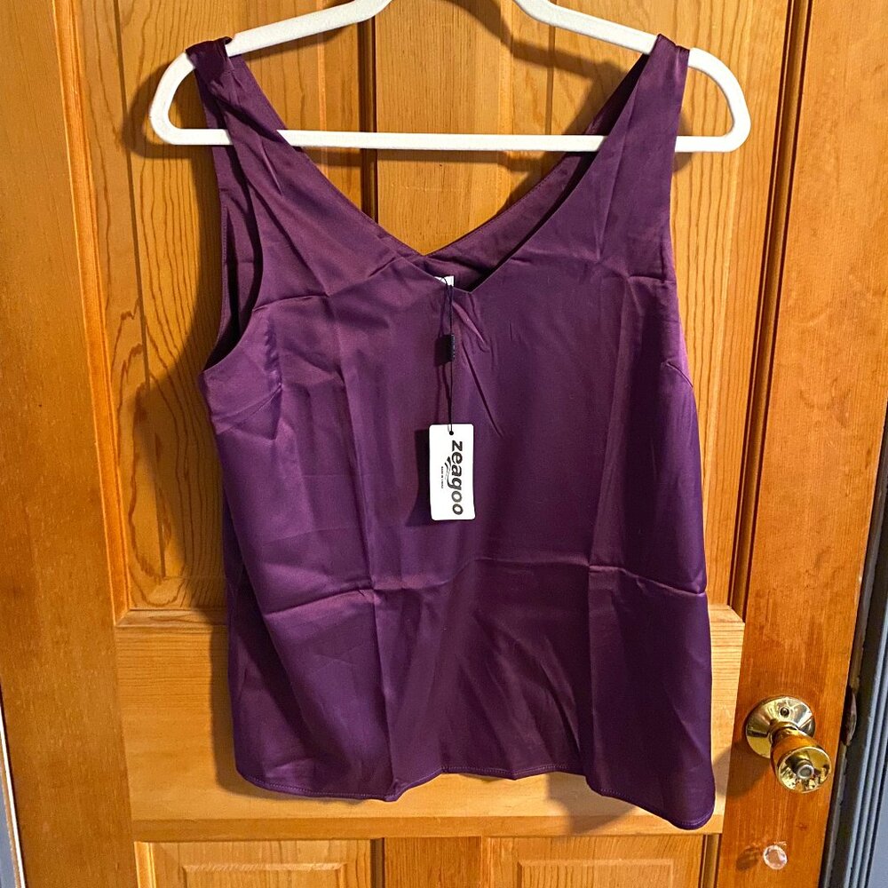 Satin Tank Top